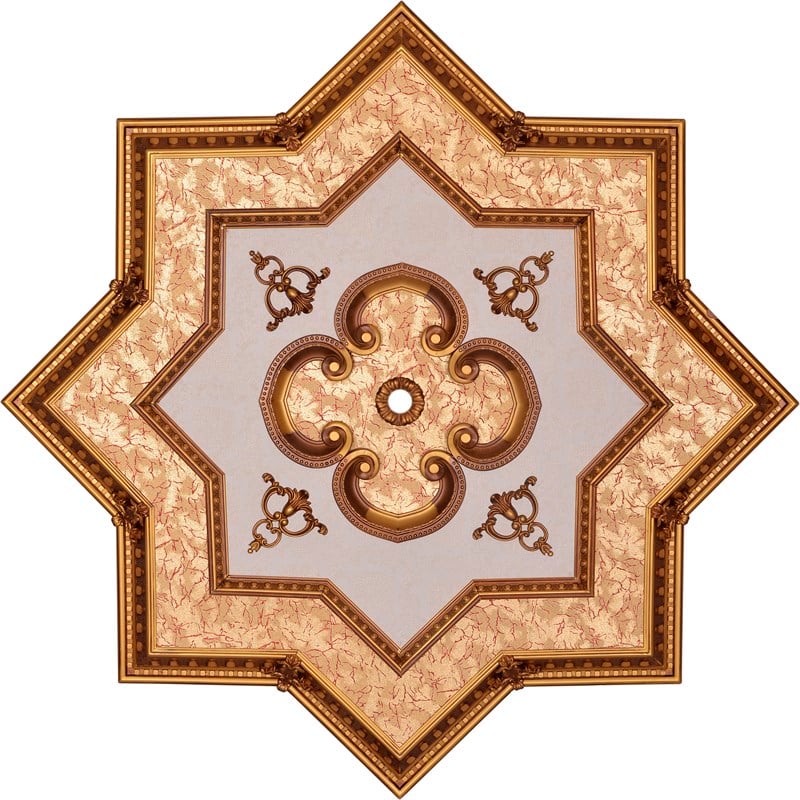 Palace Ceiling Star Brown 150cm