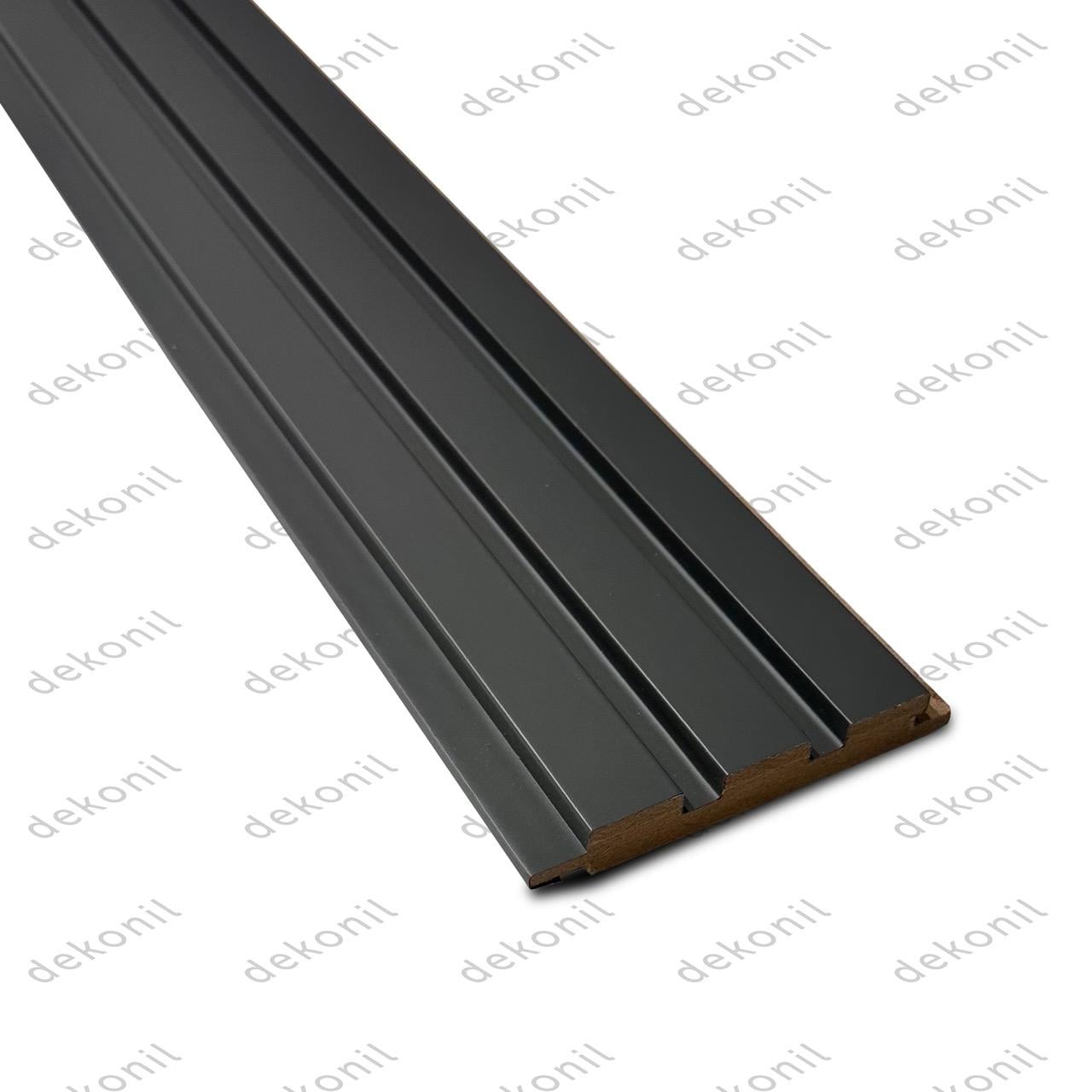 Fırtına Gri Mdf Tavan ve Duvar Lambri 12cm