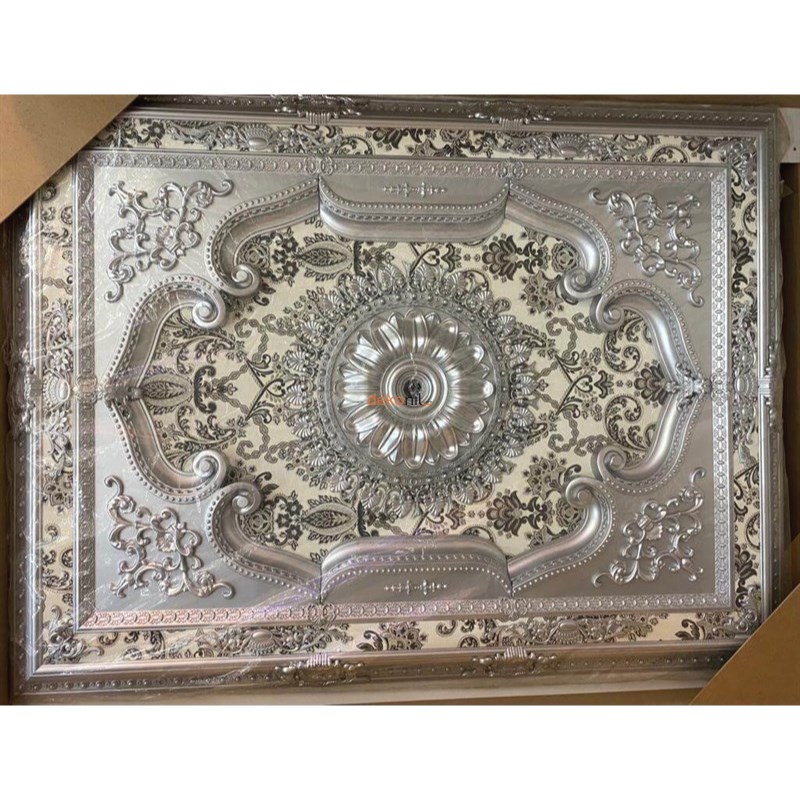 Palace Ceiling Rectangle Silver 120*160 cm