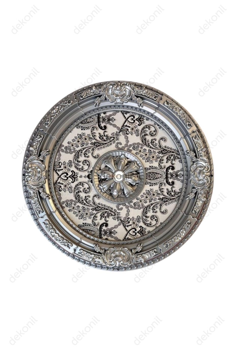 Gümüş Oval Saray Tavan 90cm