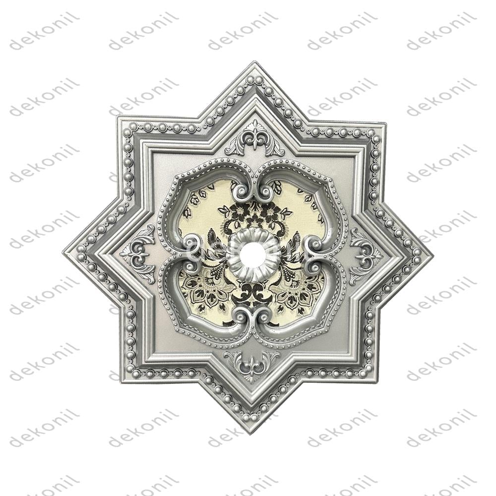 بحرة أسقف نجمة فضي مزخرف 60 سم