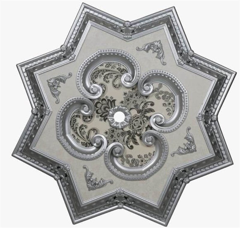 Palace Ceiling Star Silver 90cml Dekonil