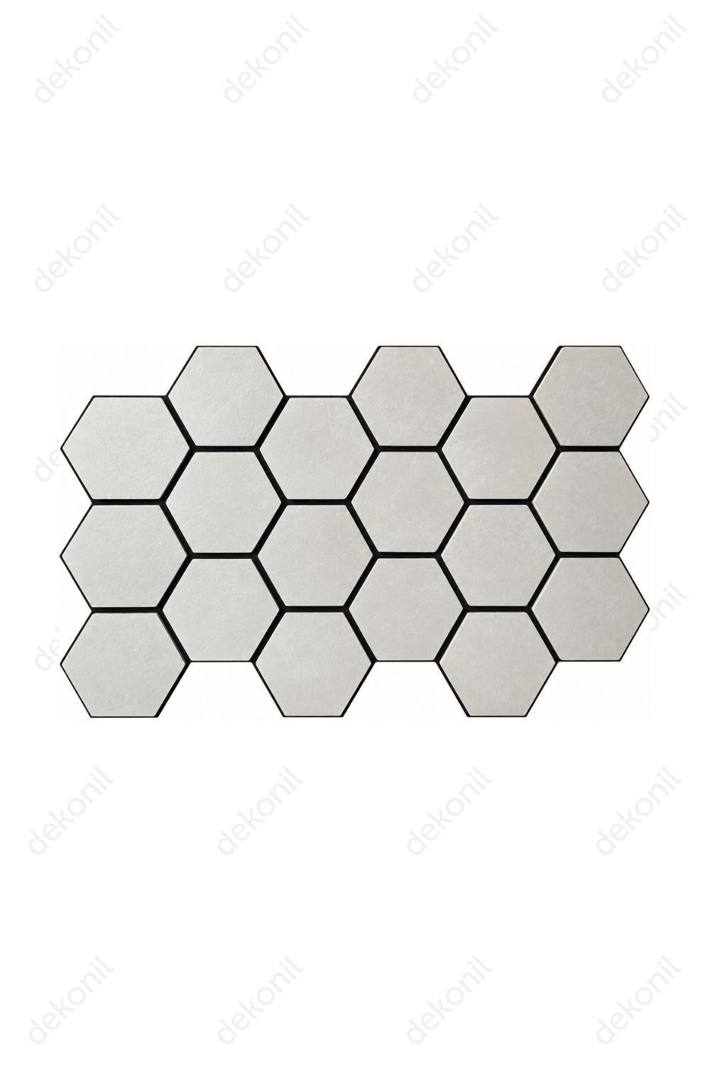 Hexagon Akustik Altıgen Anemon Duvar Paneli 89*57*1,6 cm