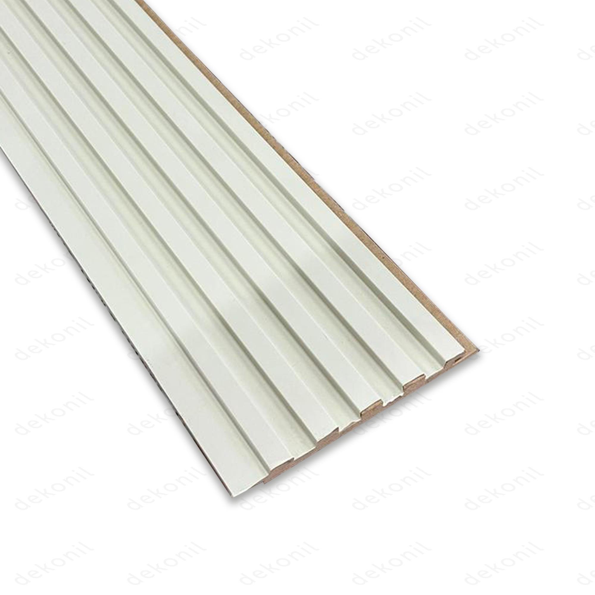 Krem Mdf Tavan ve Duvar Lambri 15cm