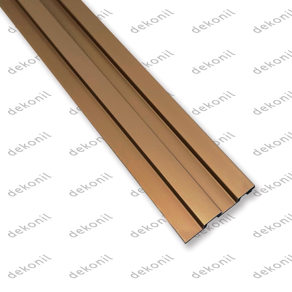 Mat Bronz Tavan ve Duvar Lambri 12cm