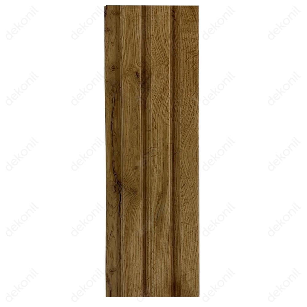 Mdf Lux Pecan Duvar Panel Lambri 12 cm