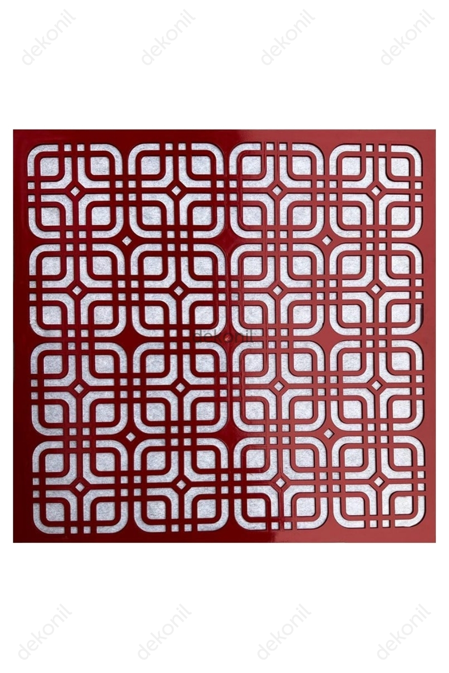 Moderna Kırmızı Pvc Tavan Paneli 60*60 cm