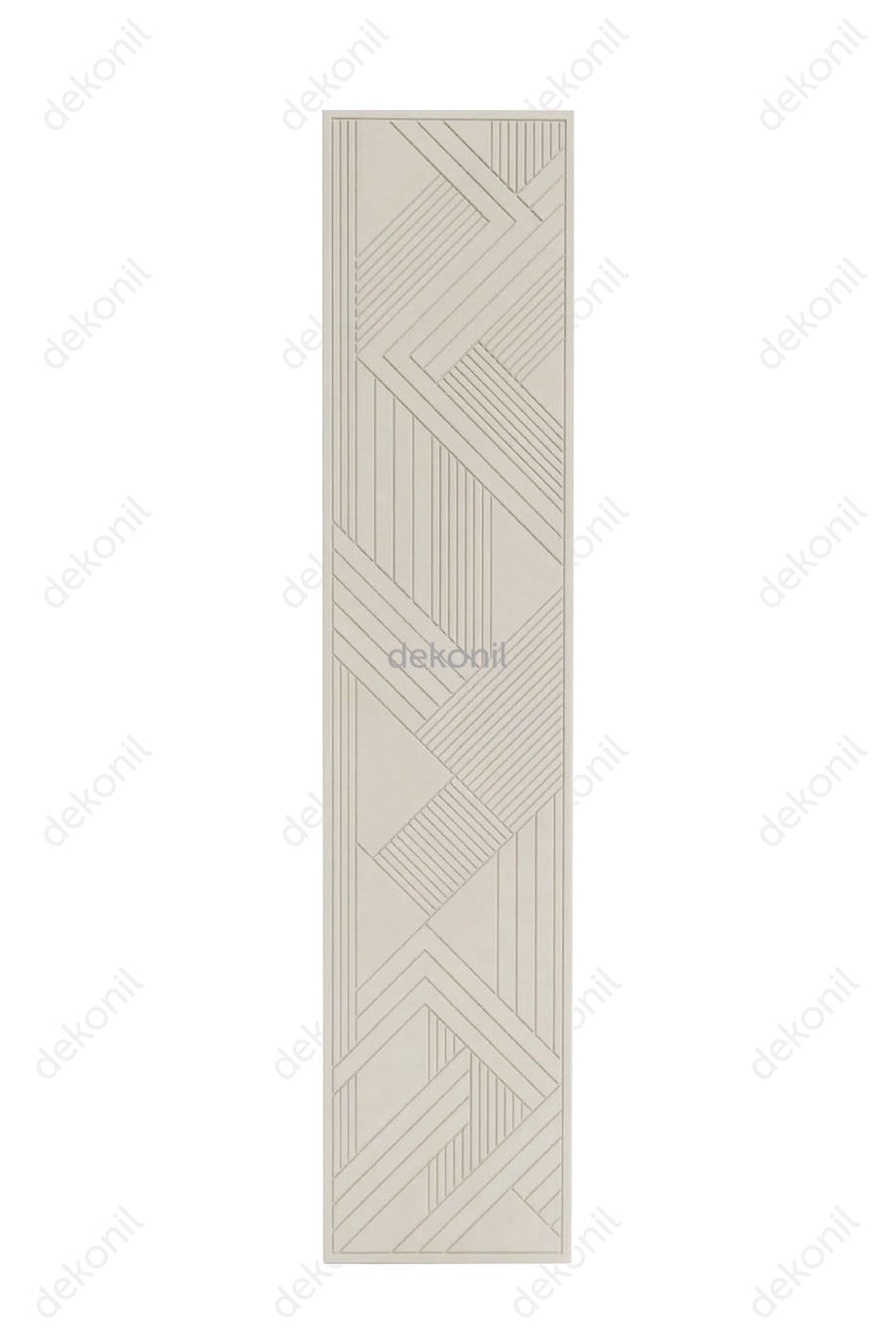 Moon Stone Çizgili MDF Duvar Paneli 60*275 cm