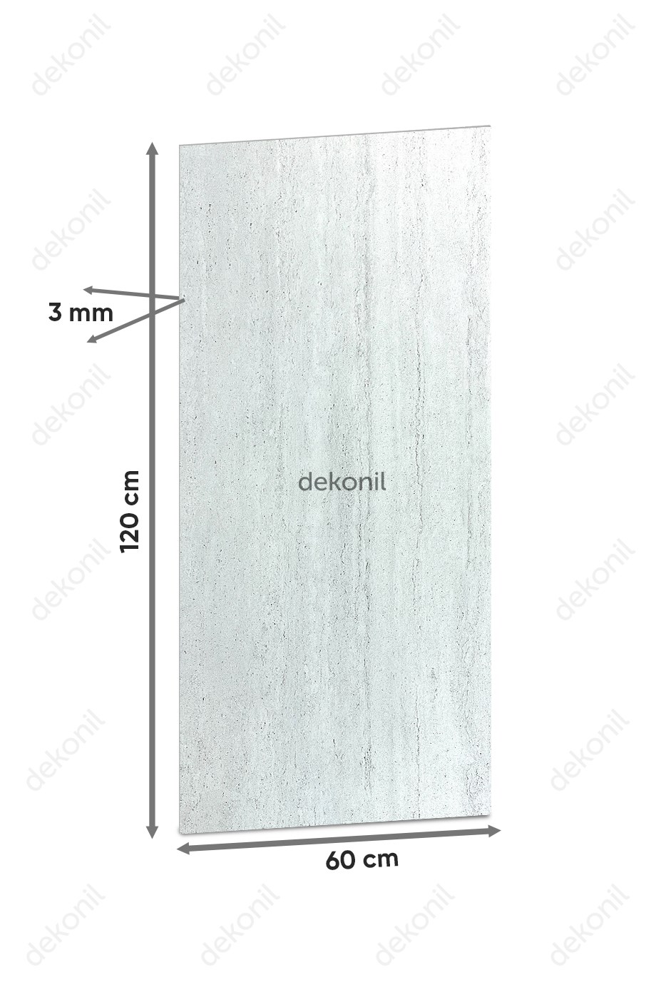 Perla Traverten Flex Stone İnce Esnek Doğal Taş Panel 60*120 cm
