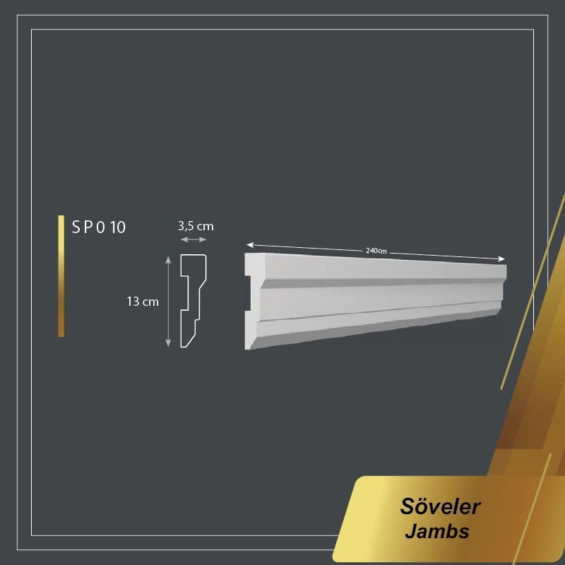 Poliüretan Boyanabilir Söve