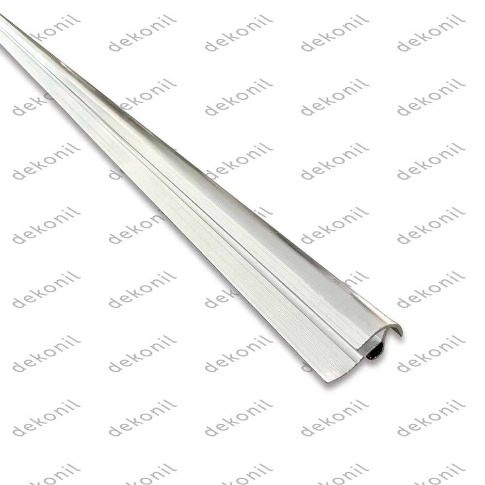 PVC Panel Gümüş Dış Köşe Alüminyum Profil 270 cm