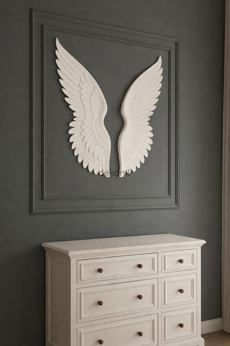 Roma 4cm ve 2,5 Boyanabilir Hazır Kesilmiş Duvar Çıtası Paketi (120*120cm)