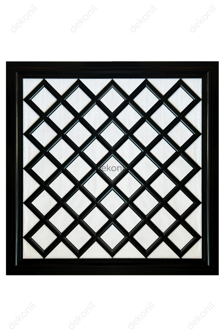 Sakarya Black PVC Ceiling Panel 60*60 cm