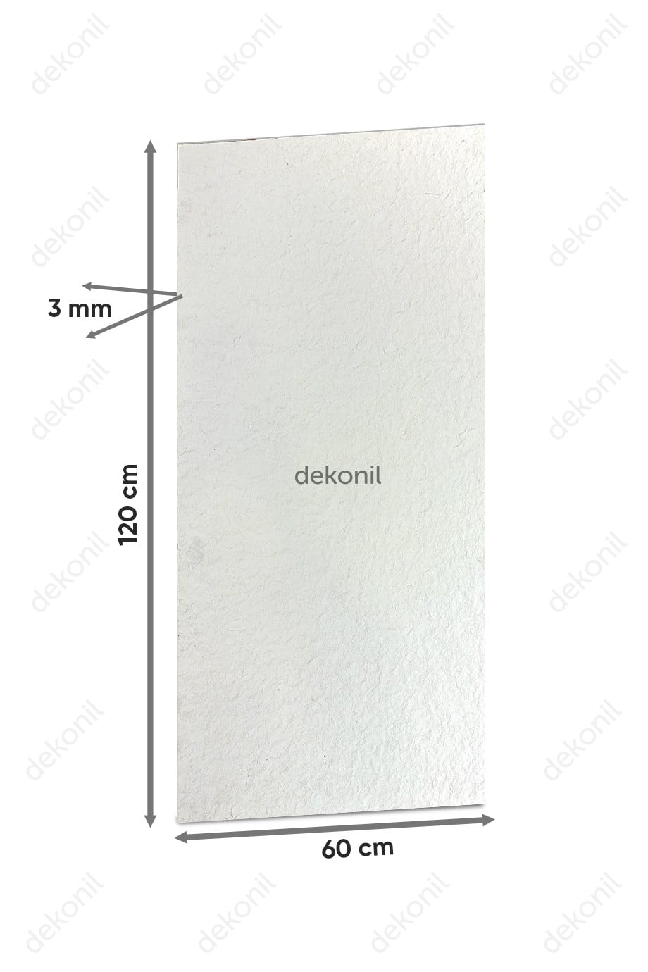 Serena Beyaz Sıva Flex Stone İnce Esnek Doğal Taş Panel 60*120 cm