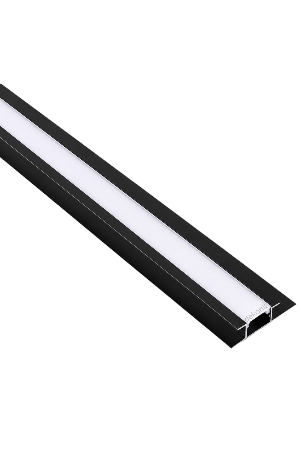 Siyah Ek Ledli Alüminyum Profil 270 cm – Bambu ve PVC Foam Duvar Paneli Uyumlu