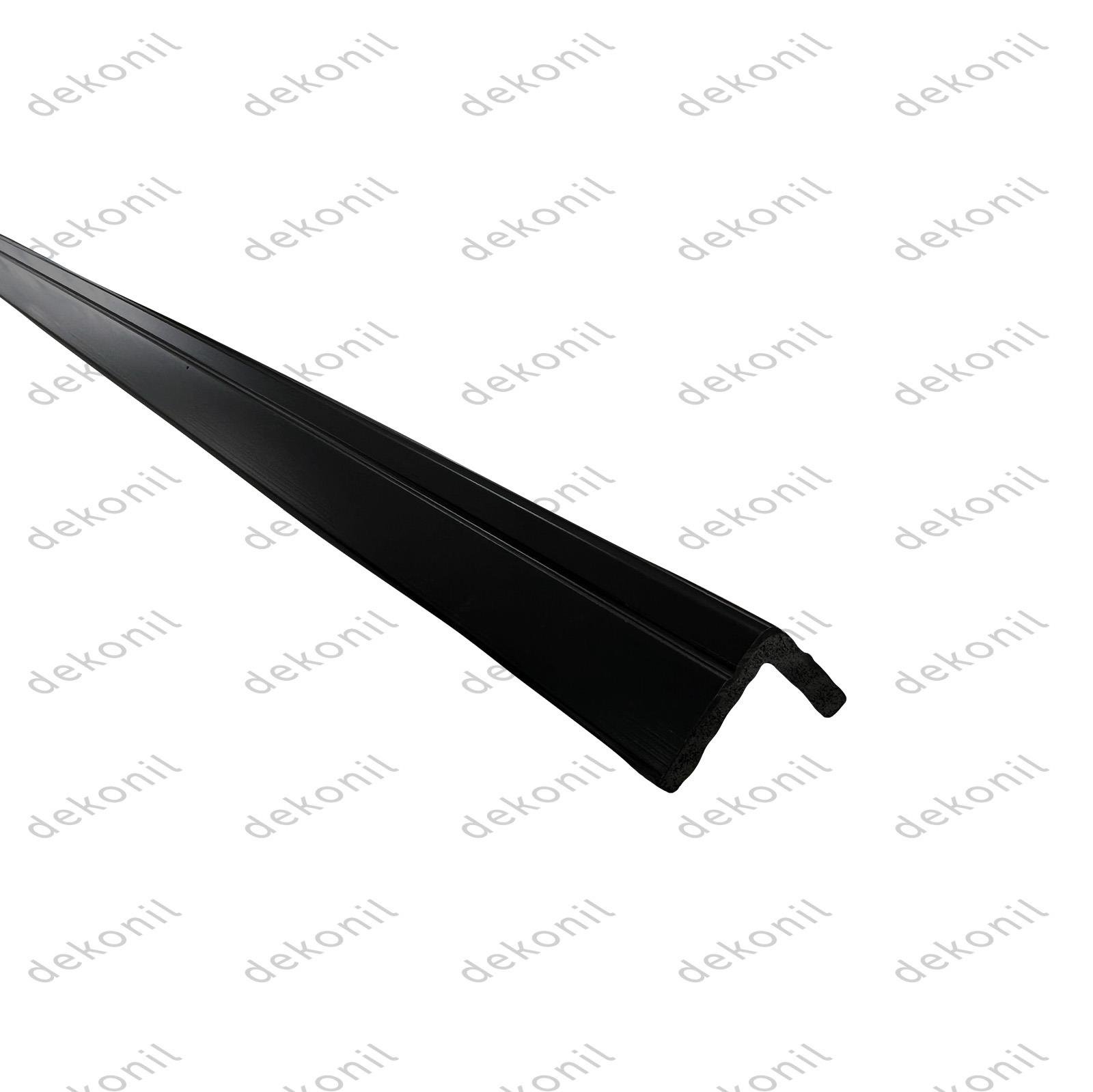 Siyah Lambri Dış Köşe Profil 3,5 cm