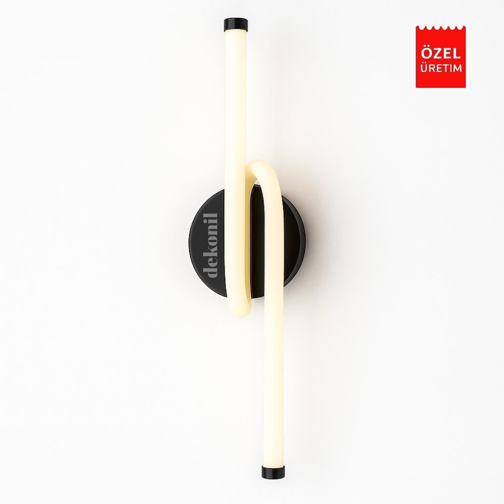 Siyah Yena Şarjlı Kablosuz LED Aplik