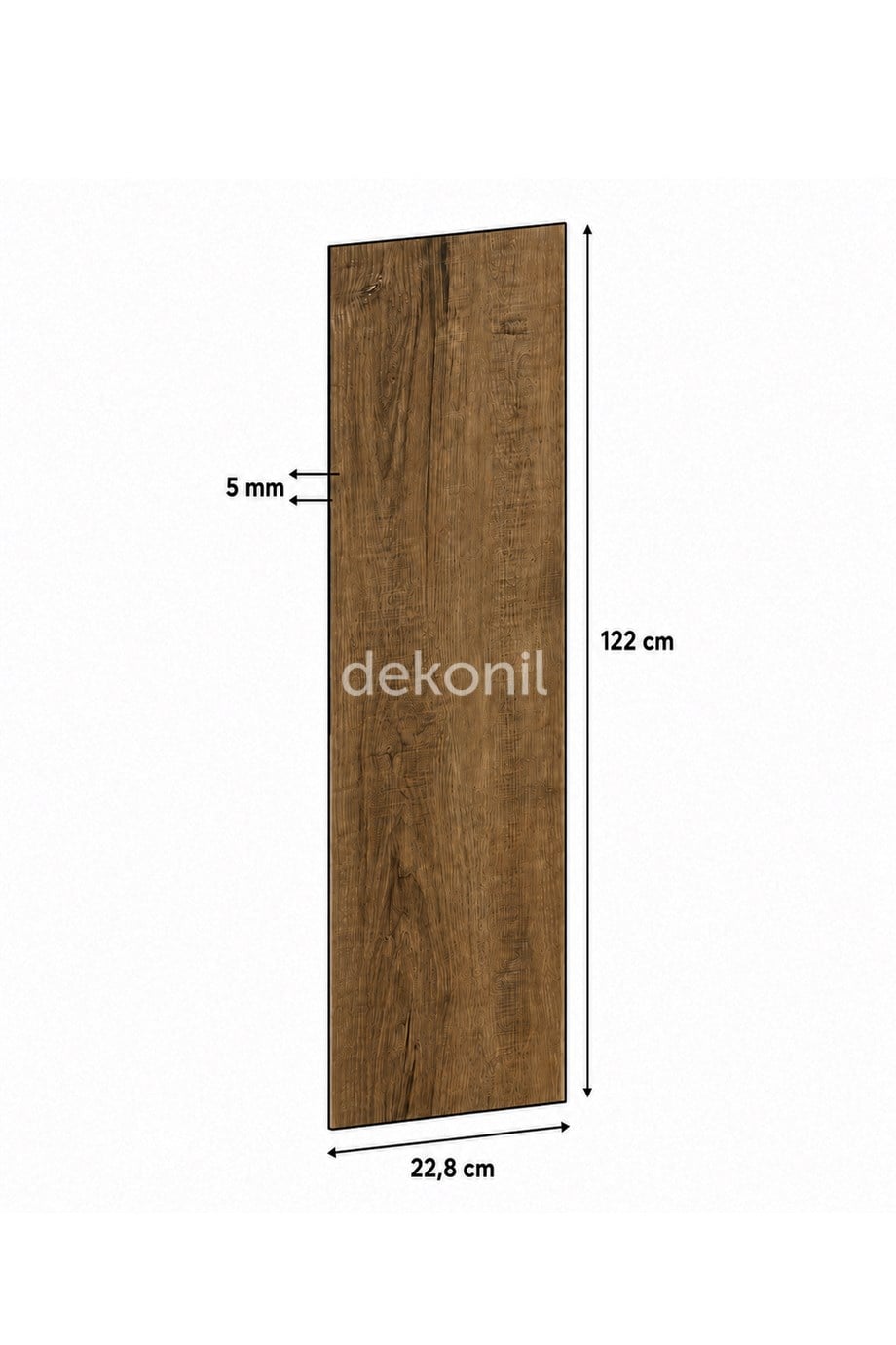 SPC Parke Rustik – Su Geçirmez Zemin Paneli 22,8*122 cm 1 m²