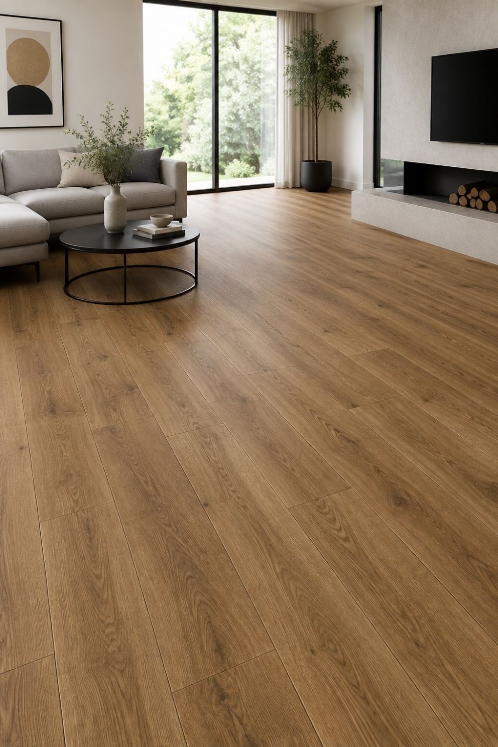 SPC Parke Rustik – Su Geçirmez Zemin Paneli 22,8*122 cm 1 m²
