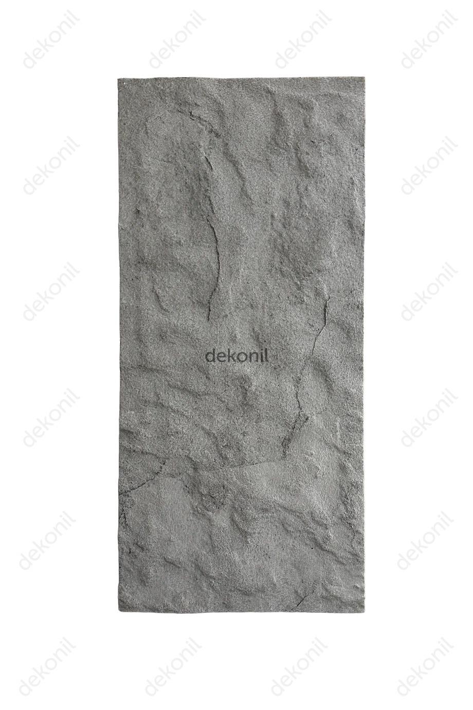 Stone Textured Wall Panel Gray 50*120 cm
