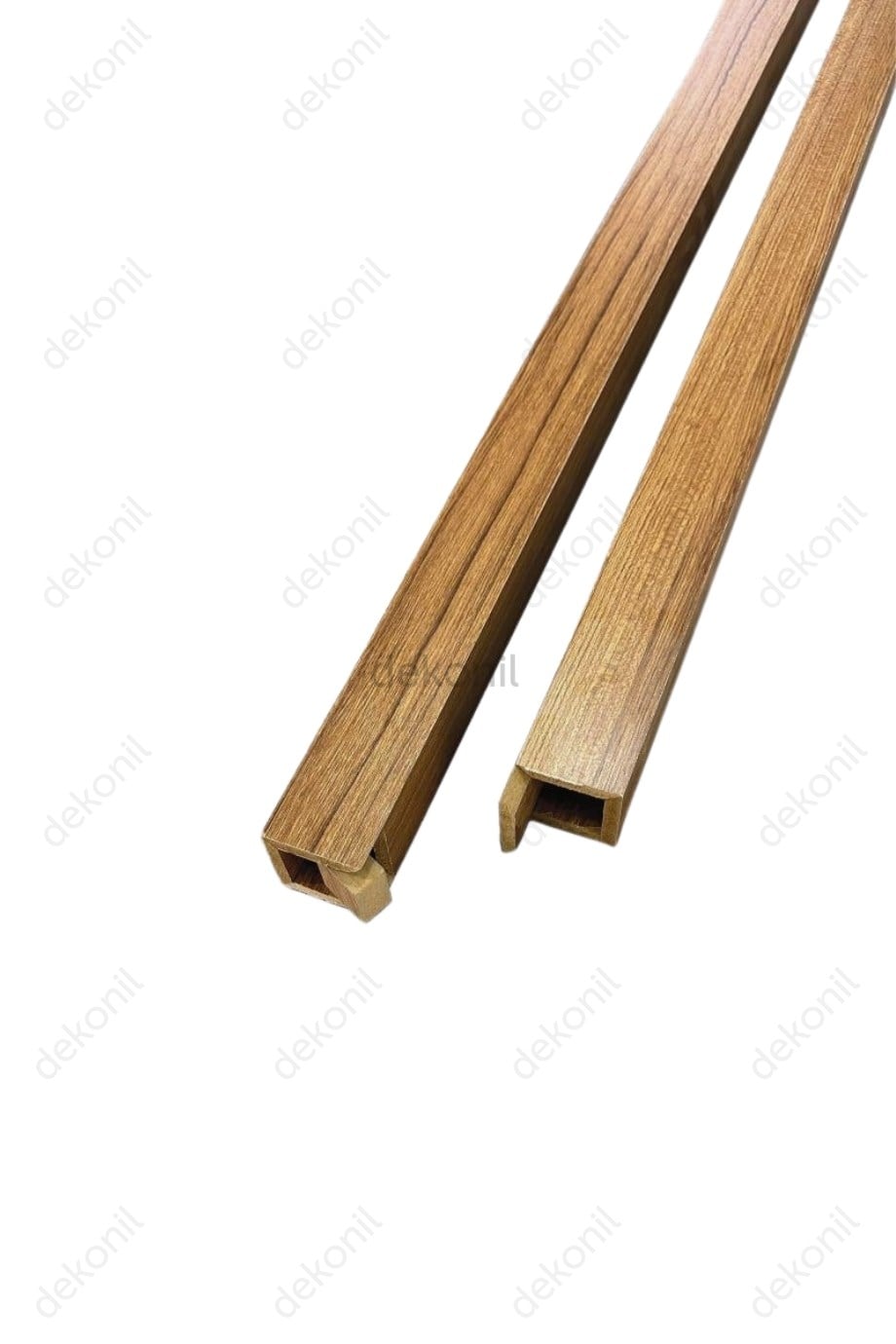 Teak Ahşap Seperatör Duvar Bölme Profili 5*5*280cm