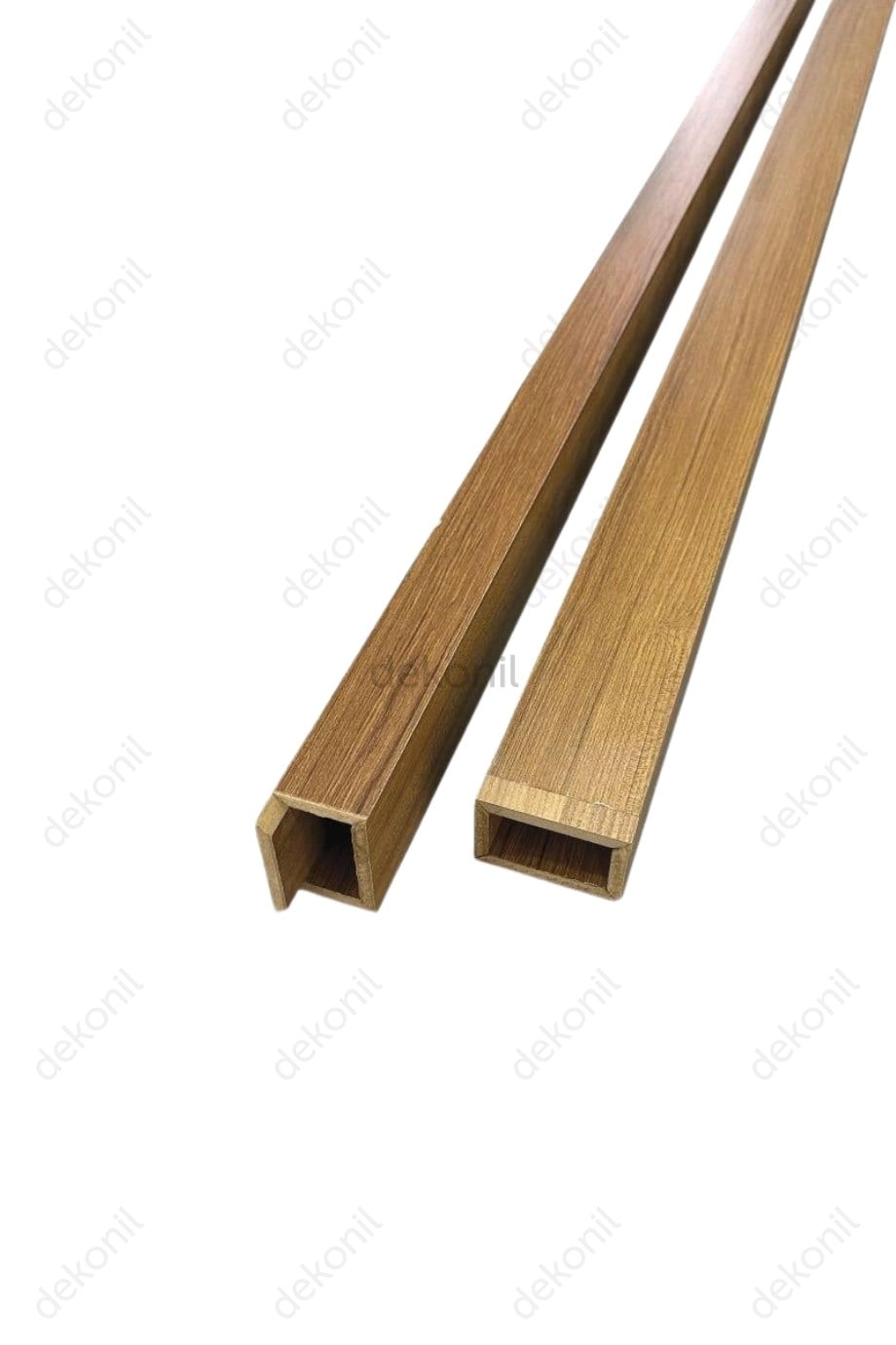 Teak Ahşap Seperatör Duvar Bölme Profili 5*8*280 cm