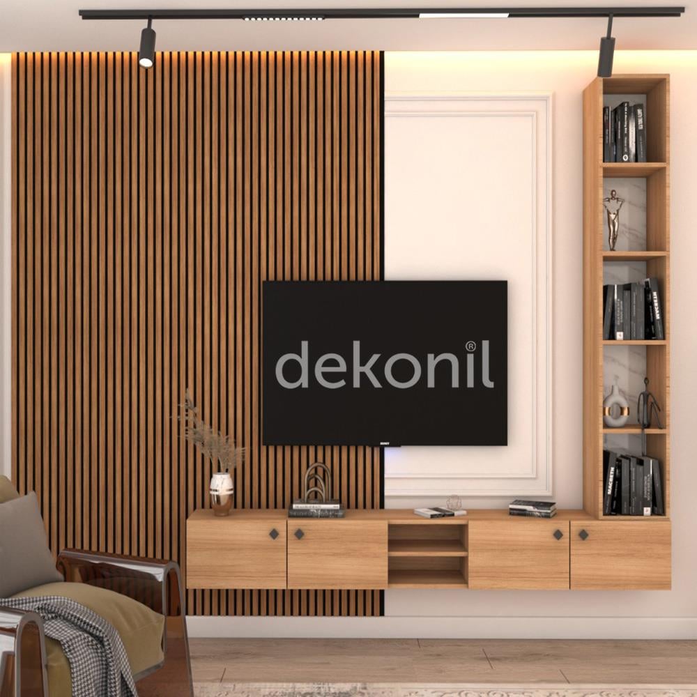 Vanessa TV Ünitesi Dekorasyonu Siam Teak