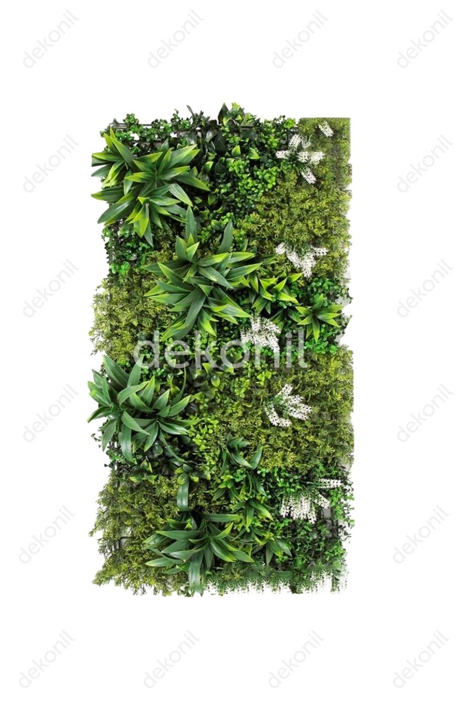 Yapay Bitki & Çiçek Dikey Bahçe Paneli 50*100cm 5041