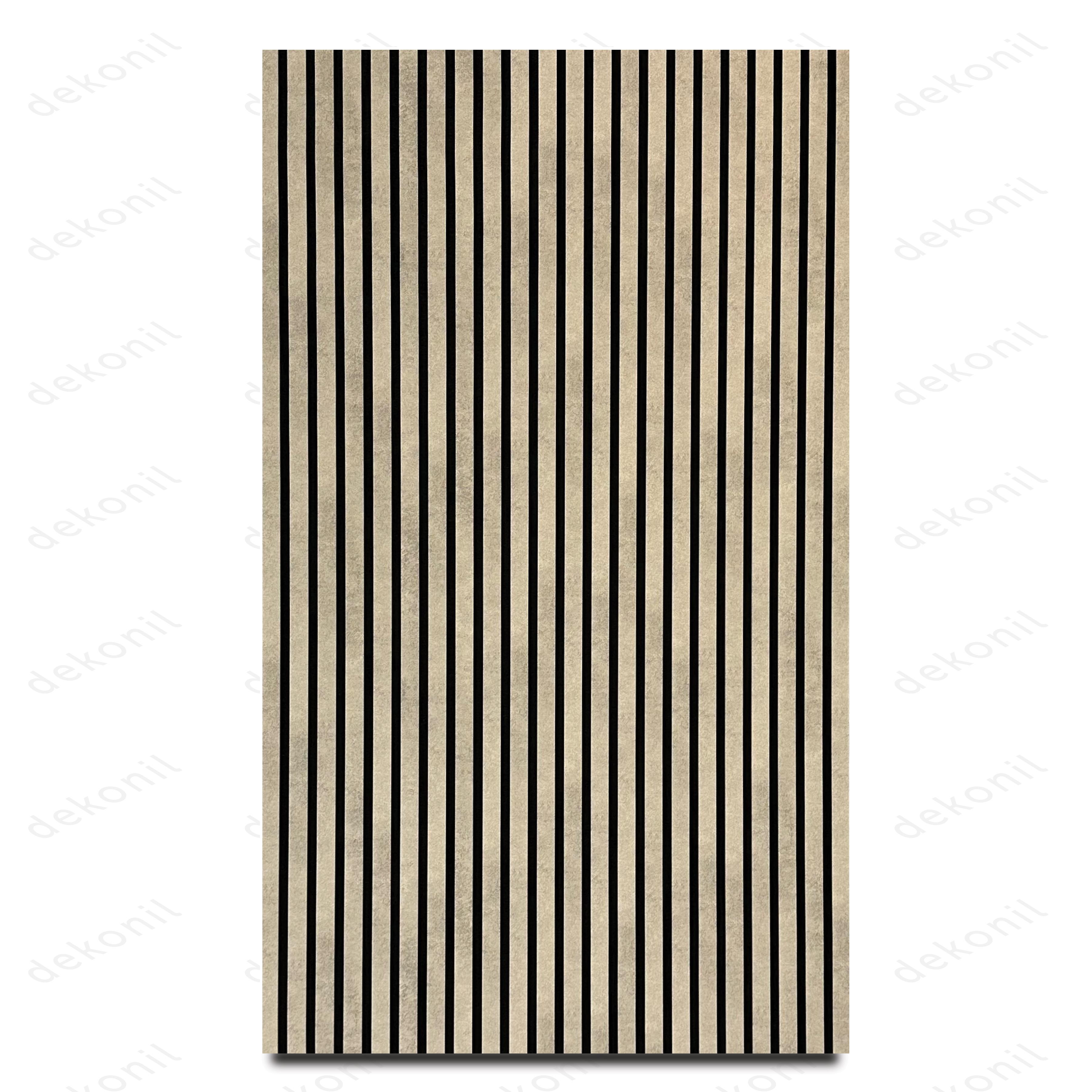 Yeni Nesil Lambri Duvar Paneli Beyaz Gri 100*275 cm