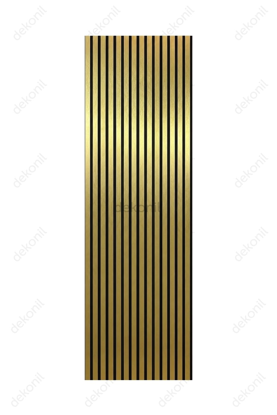 Yeni Nesil Lambri Duvar Paneli Gold 60*275 cm