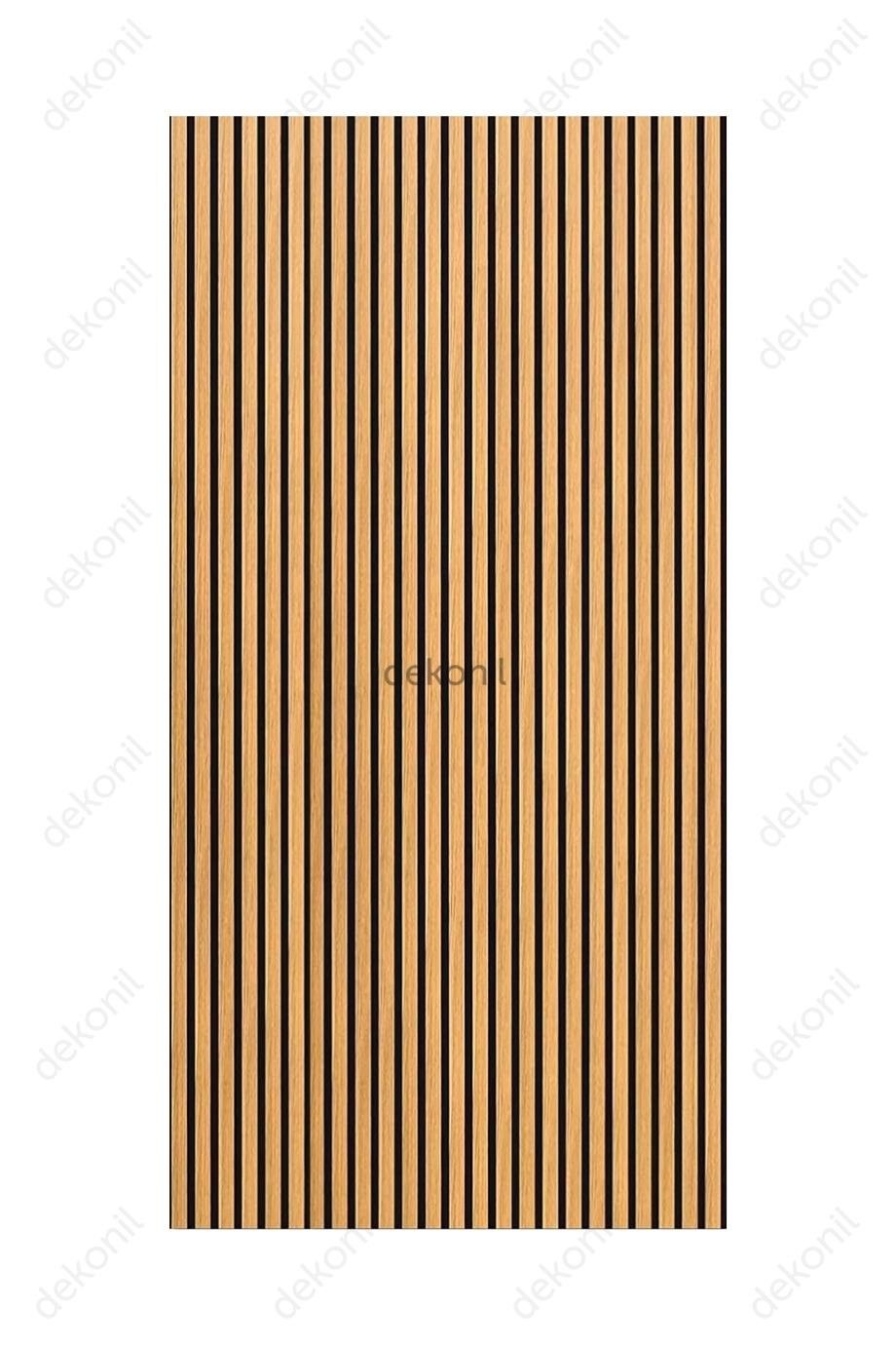 Yeni Nesil Lambri Duvar Paneli Teak 100*275 cm