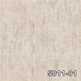 Decowall Retro 5011-01 Simli Bej Düz  Duvar Kağıdı