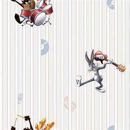 Adawall Ada Kids Bugs Bunny ve Tazmanya Canavarı Çocuk Odası Duvar Kağıdı 8936-1