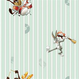 Adawall Ada Kids Bugs Bunny ve Tazmanya Canavarı Çocuk Odası Duvar Kağıdı 8936-2
