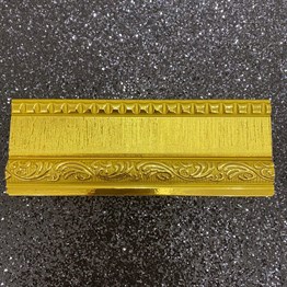 Altın Sarmaşık İşlemeli Bordür-Süpürgelik 7cm | Dekonil