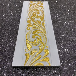 Beyaza Altın Sarmaşık Bordür 8cm | Dekonil