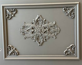 Dekoratif Boyanabilir Duvar Çıta Motifi 10*12cm | Dekonil