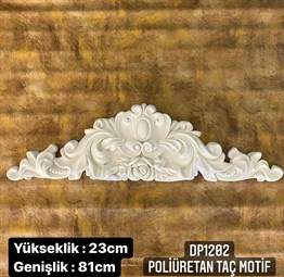 Dekoratif Poliüretan Boyanabilir Kapı Tacı 81 cm | Dekonil