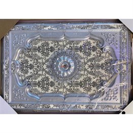 Gümüş Dikdörtgen Saray Tavan 140*200 cm