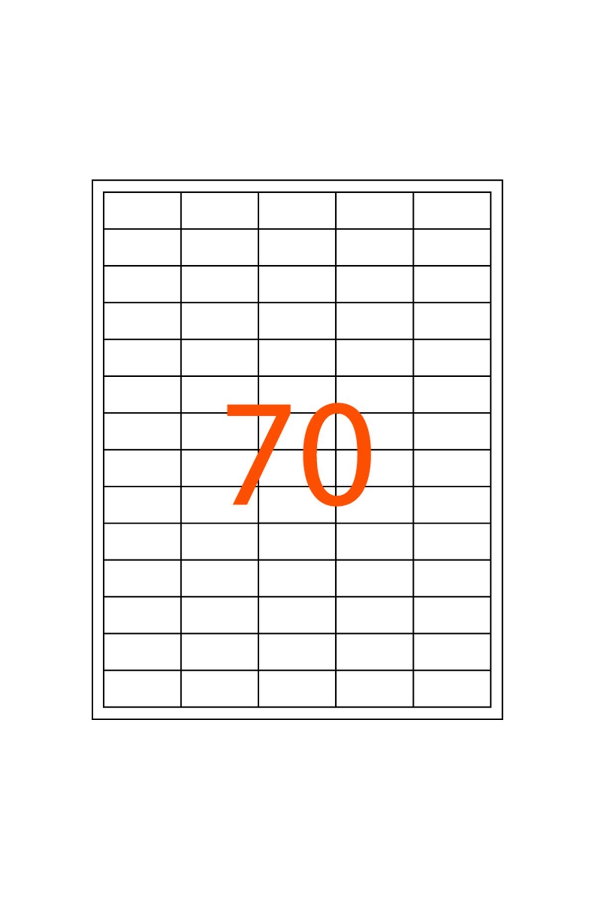 40 x 20 mm Lazer Etiketi JB-1270