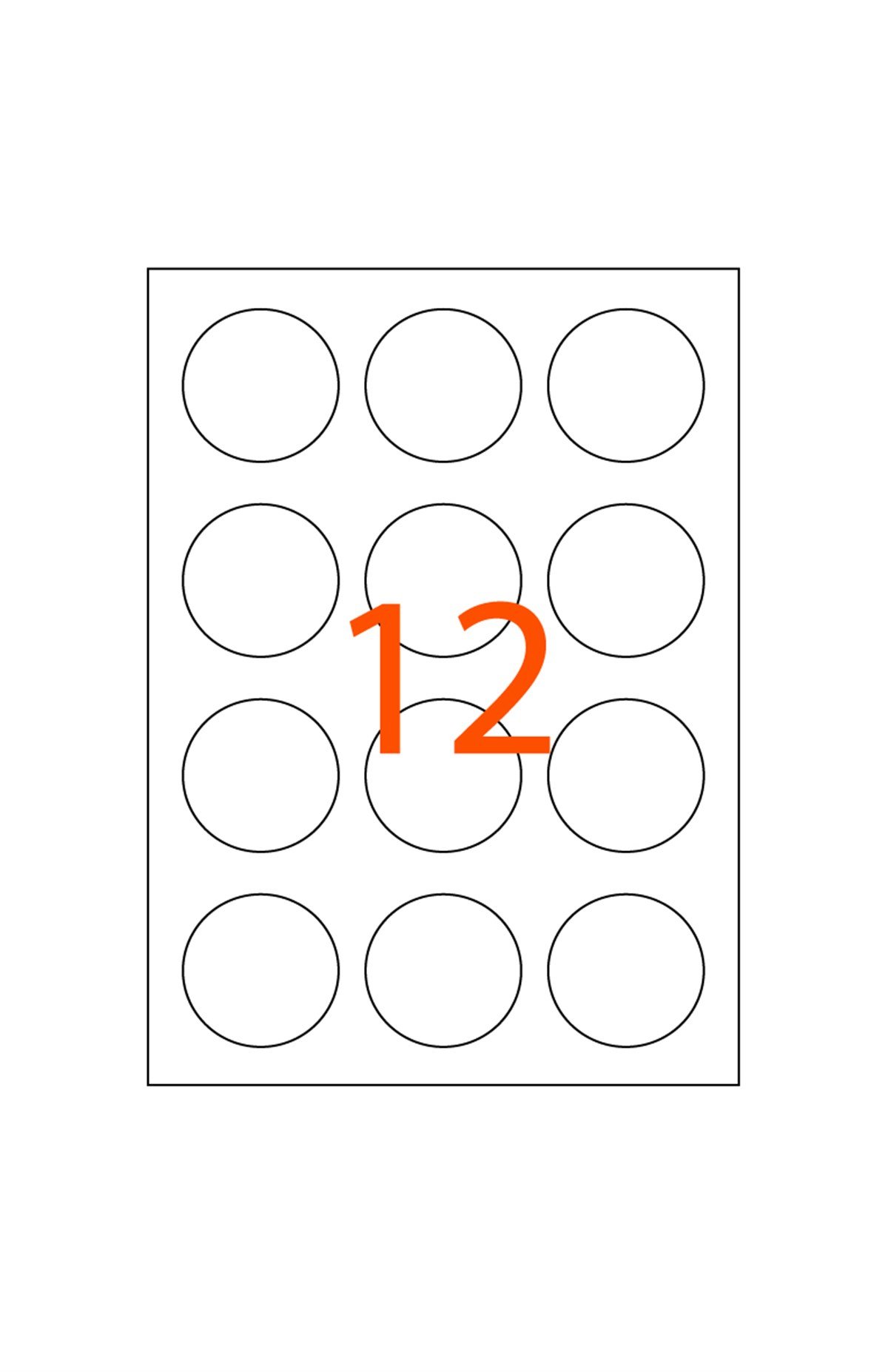 Ø60 mm Lazer Etiketi JB-1160