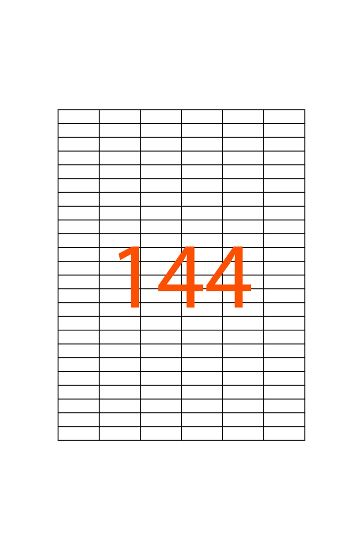 35 x 12 mm Lazer Etiketi JB-1644