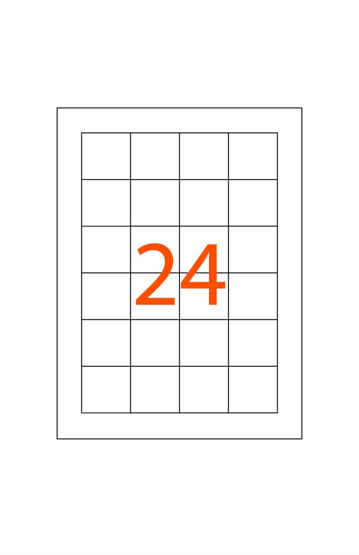 42 x 42 mm Lazer Etiketi JB-1042