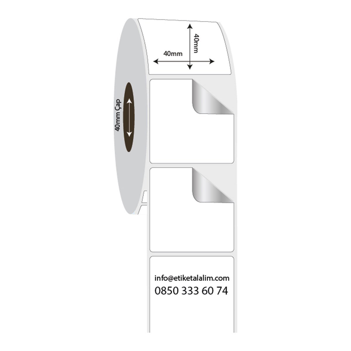 Fastyre Etiket (Sticker)40mm x 40mm Fastyre Etiket