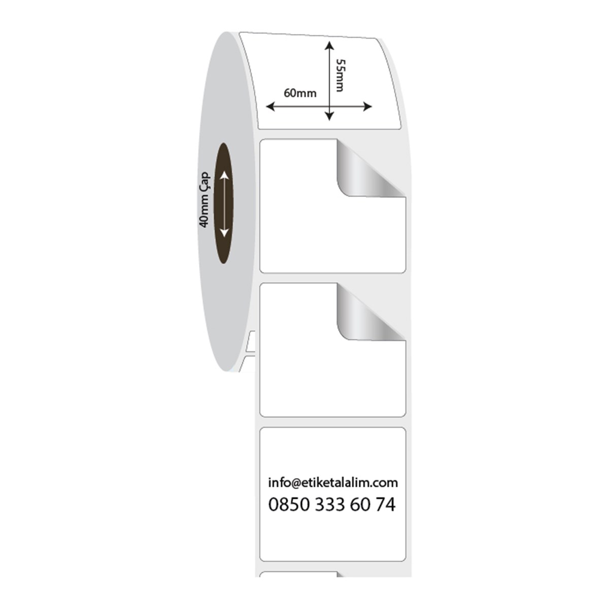 Fastyre Etiket (Sticker)60mm x 55mm Fastyre Etiket