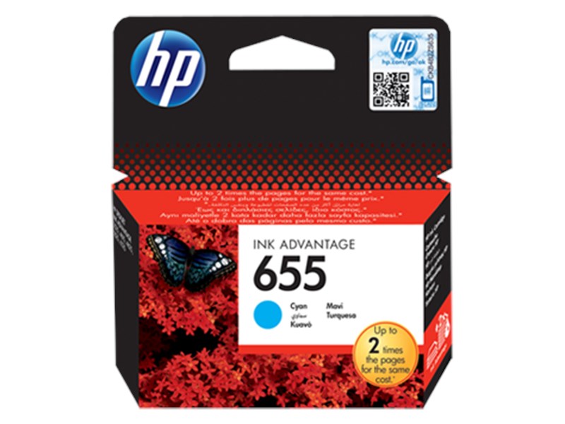HP 655 Mavi (Cyan) Kartuş CZ110AE