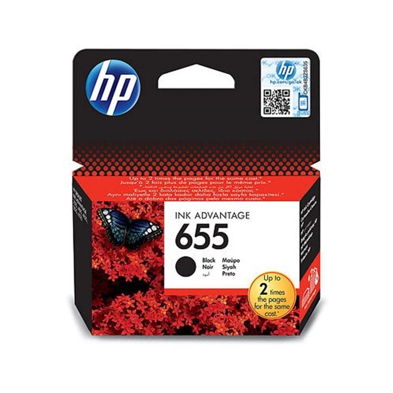 HP 655 Siyah (Black) Kartuş CZ109AE