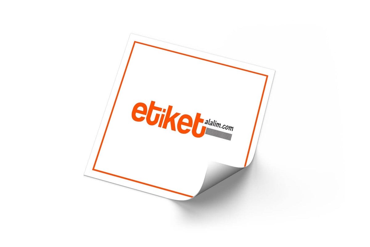 Ofis KırtasiyeKuşe Baskılı Etiket