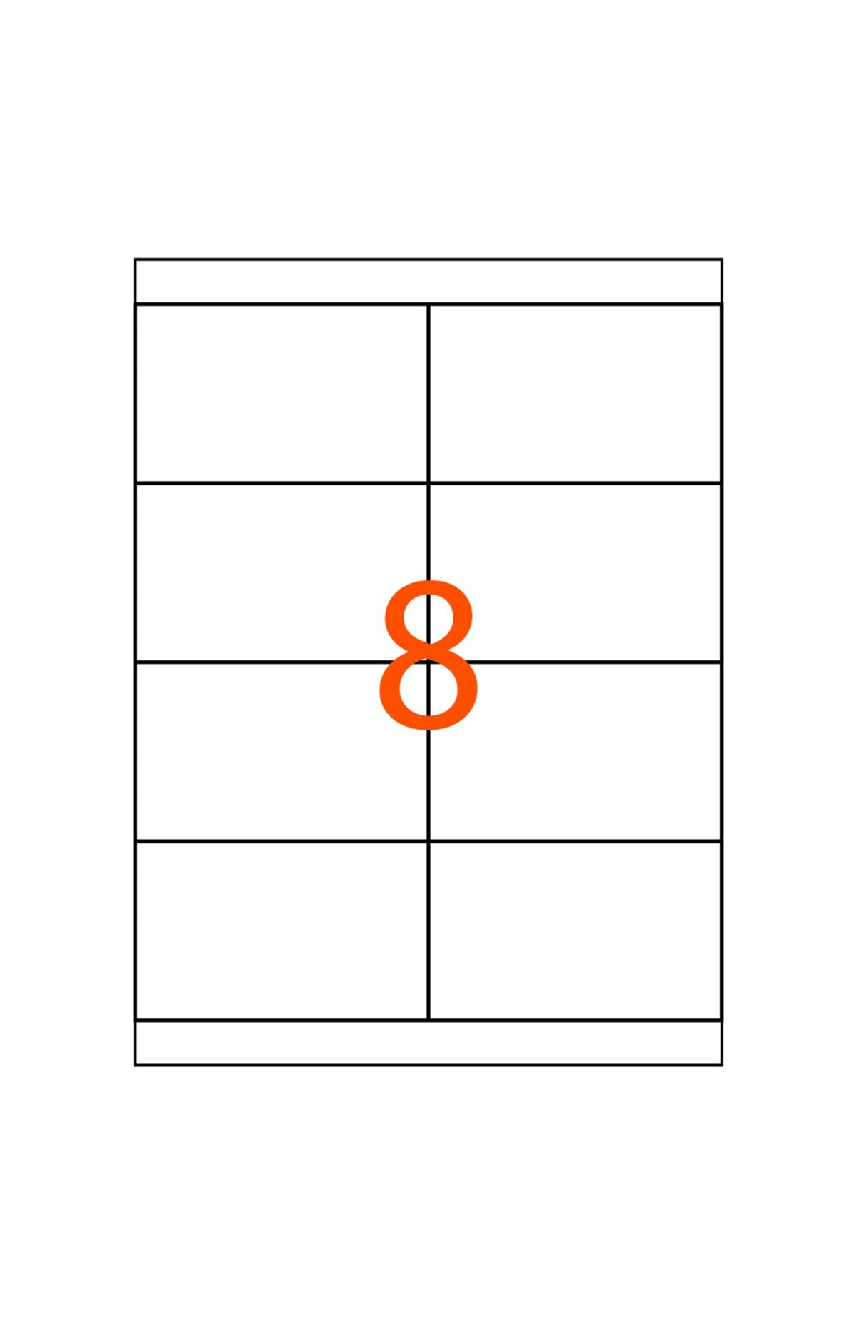 Oval Kesim Laser (Lazer) Etiket105 x 70 mm Lazer Etiketi JB-1208