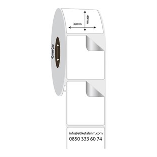 Fastyre Etiket (Sticker)30mm x 40mm Fastyre Etiket